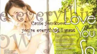 I Love You So with lyrics  Toni Gonzaga [upl. by Nnylaj]