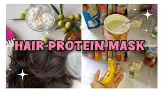 hair protein mask for Dead damaged and dry hair frizzfree [upl. by Anaed443]