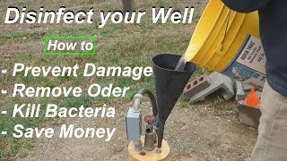 How to Disinfect your Well Water Complete Instructions [upl. by Idihc]