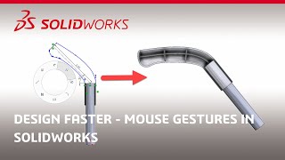 Design Faster – Mouse Gestures in SOLIDWORKS [upl. by Tterrag]