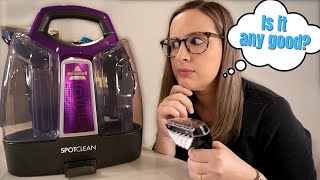 Bissell Spot Cleaner Review  Unboxing amp Demo [upl. by Oiratno]