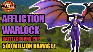 Affliction Warlock AB Battleground PvP quotDestructionquot  WoW War Within [upl. by Aikemot]