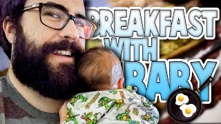 BABY AND BREAKFAST  Family Baby Vlog [upl. by Niajneb]