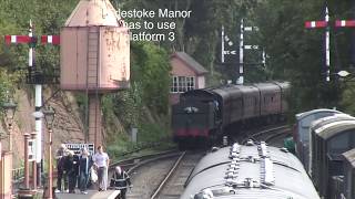 Steam train failure GWR 280 2857 unable to release the train brakes [upl. by Darooge]