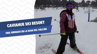 La EXPERIENCIA de un día de SKI en único PUEBLO DE NIEVE en LATINOAMÉRICA CAVIAHUE [upl. by Erimahs]