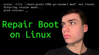 How to Reinstall GRUB  Repair Boot on Linux [upl. by Almena]