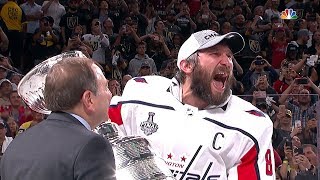 Alex Ovechkin and the Capitals lift the Stanley Cup [upl. by Rolfston257]