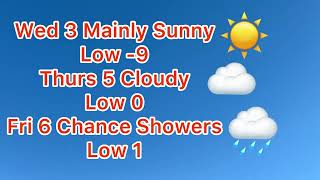 Weather Forecast For The City of Kawartha Lakes [upl. by Tammi]