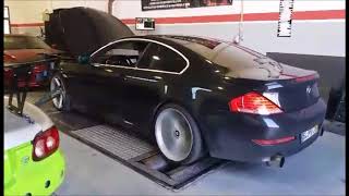 bmw 635d dyno [upl. by Yrrot923]