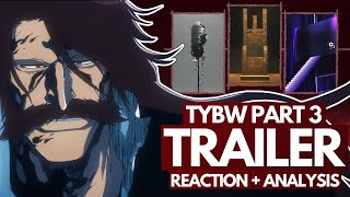 AIZENS RETURN amp URYUS HOLY FORM Bleach TYBW Part 3 Trailer  LIVE REACTION  Discussion [upl. by Shell]