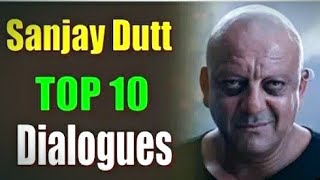 Top 10 Sanjay Dutt Dialogue Hit 2019 Via MalaK Ziaullah [upl. by Mij]