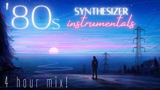 Portraits In Sound 80s Synthesizer Instrumentals amp Soundtracks 4 Hour Playlist [upl. by Adlin]