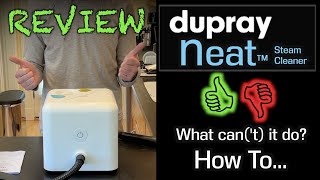 DUPRAY Neat Steam Cleaner REVIEW  Watch It Clean  How To Use THE TRUTH [upl. by Yraccaz362]