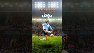 Hernan Crespo football career football chelsea acmilan soccer shorts shortvideo [upl. by Yeleek]