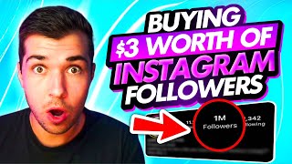 I bought Instagram followers for 3 How to Buy Followers on Instagram [upl. by Angelika]