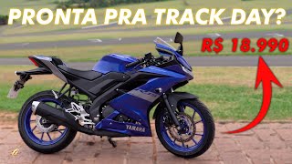 YAMAHA R15 ORIGINAL DE RUA JÁ É BOA PRA USAR NA PISTA Testamos na Capuava [upl. by Sedberry]