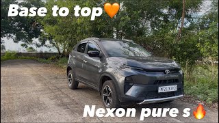 Nexon pure s modified to Top model Top 10 must have accesories for your nexon✅ [upl. by Stephan]