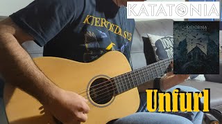 Katatonia  Unfurl Live Acoustic Guitar Cover ESP Sub [upl. by Ulund]