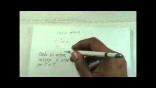 Geometria Analítica Como calcular a área de um paralelogramo utilizando Produto Vetorial [upl. by Pantia]