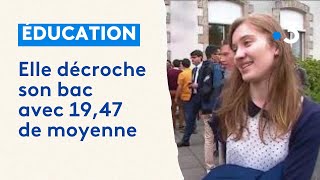 Elle décroche son bac avec 1947 de moyenne [upl. by Aicilyhp]