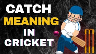 🔷 Catch Meaning in Cricket Field 🏏🏏 catchmeaning [upl. by Ylrebmyk127]