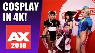 Anime Expo 2018  COSPLAY HIGHLIGHTS IN 4K [upl. by Ettegroeg]