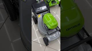 Greenworks OPTIMUS аккумуляторная газонокосилка greenworks аккумулятор stihl husqvarna [upl. by Crow]