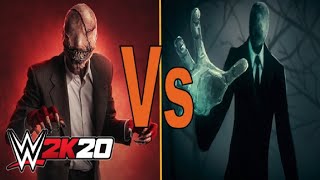 WWE 2K20  LookSee vs Slenderman [upl. by Aiduan]