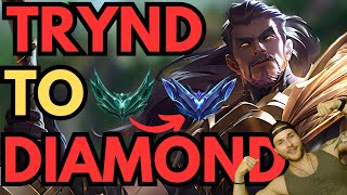 PLATINUM TO DIAMOND TOP LANE  SEASON 14 TRYNDAMERE ONLY SERIES [upl. by Aynwad]