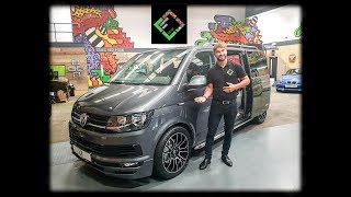 Indium Grey Sports Van Conversion 204ps VW T6 DSG [upl. by Iadahs]