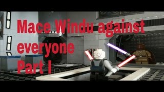 MACE WINDU VS ASAJJ VENTRESS FIGHT in LEGO [upl. by Descombes]