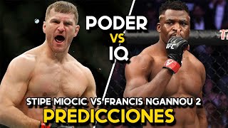 Stipe Miocic vs Francis Ngannou 2 PREDICCIONES  IQ vs PODER  UFC 260 [upl. by Luanni]