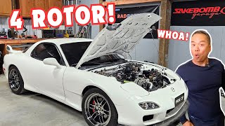 First REACTION To His RX7 4 ROTOR Swapped AFTER 4 YEARS [upl. by Aurelio]