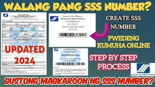 Paano Kumuha ng SSS NUMBER ONLINE 2024  How to Get SSS Number Online  SSS ONLINE REGISTRATION 2024 [upl. by Napier]