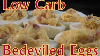 Atkins Diet Recipes Low Carb Bedeviled Eggs IF [upl. by Atikaj536]