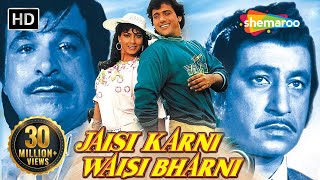 Jaisi Karni Waisi Bharni HD amp Eng Subs  Govinda  Kimi Katkar  Kader Khan  Hit Bollywood Movie [upl. by Tresa]