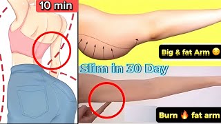 Top Exercises for Girls  Daily Exercises at Home  Arm Slimming Exercise  Lose 7 cm in 30 day [upl. by Arriek]