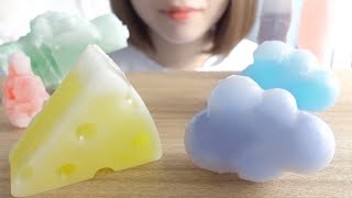 【咀嚼音】ワックスボトルキャンディを作って食べる【ASMREATINGSOUNDS】MAKE WAX BOTTLES CANDY [upl. by Adnuahsar]