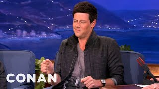 Cory Monteiths Tiny Dancer Club Moves  CONAN on TBS [upl. by Coopersmith]