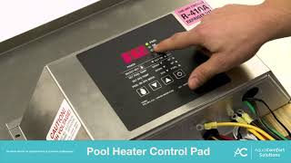 pool heater control pad [upl. by Ylreveb]