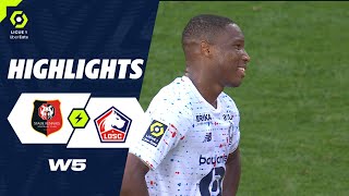 STADE RENNAIS FC  LOSC LILLE 2  2  Highlights  SRFC  LOSC  20232024 [upl. by Derian316]