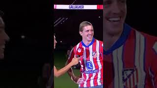 Conor Gallagher and Julián Alvarez received a very special welcome to Atletico Madrid ❤️🤍 [upl. by Mowbray]