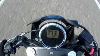 Yamaha bolt Top Speed [upl. by Inaliel178]