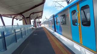 Carrum Station to Seaford train Frankston line Australia [upl. by Orvan]