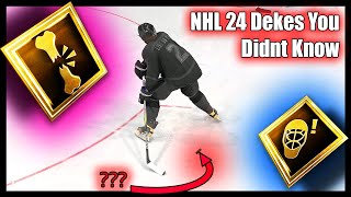 Only 1 OF NHL 24 USERS KNOW THESE DEKES NHL24 [upl. by Oag107]