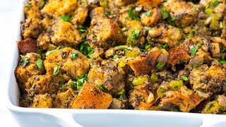 Seriously Good Mushroom Stuffing Recipe [upl. by Cristy]