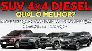 QUAL O MELHOR SUV DIESEL 4X4  Comparativo SUV 7 Lugares TRAILBLAZER SW4 PAJERO DISCOVERY SPORT [upl. by Yedok366]