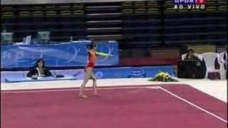 Jiang Yuyuan 2008 World Cup Doha Final FX [upl. by Nnoryt276]