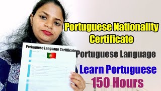 How To Get Portuguese Nationality Certificate Portuguese Language Certificate Cost [upl. by Kassaraba]