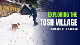 Tosh Village And First Snow in Himachal Pradesh [upl. by Nanoc]